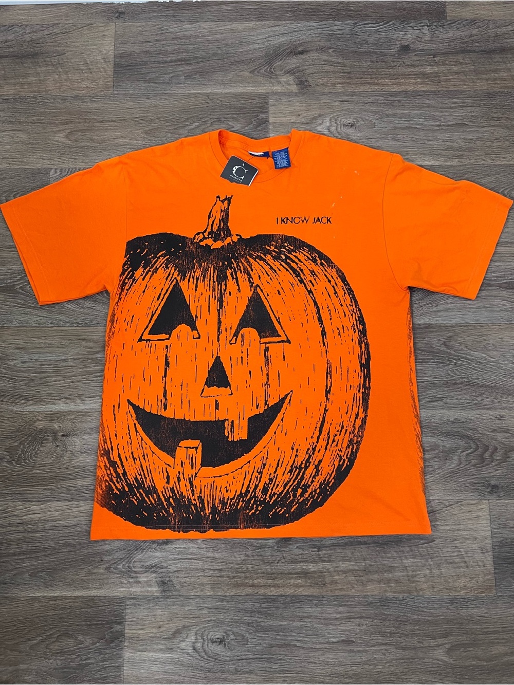 Vintage Orange Halloween pumpkin tee Size L #halloween #pumpkin/A561